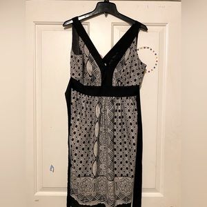 Black & White Tie Dress